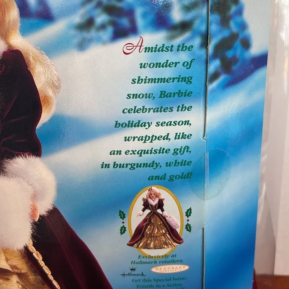 1996 Happy Holidays Barbie NIB Mint - Picture 7 of 10